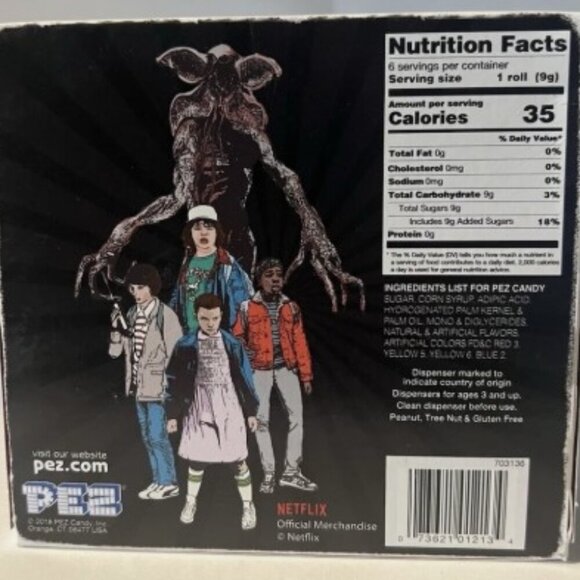 NOS PEZ Stranger Things Gift Set Dispensers Plus Candy Refills - Eleven & Mike - Picture 3 of 4